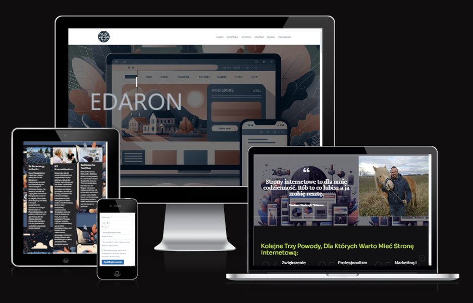 Zdjęcie na okładce dla Edaron Projektowanie stron internetowych w Berlinie, Agencja marketingowa. Pozycjonowanie seo i optymalizacja